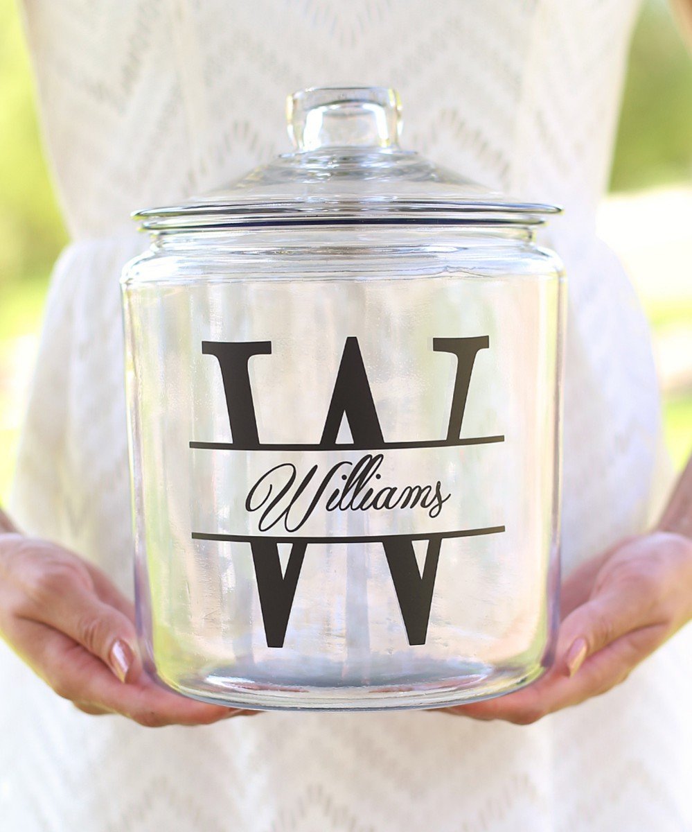 Morgann Hill Designs Initial & Name Personalized Cookie Jar