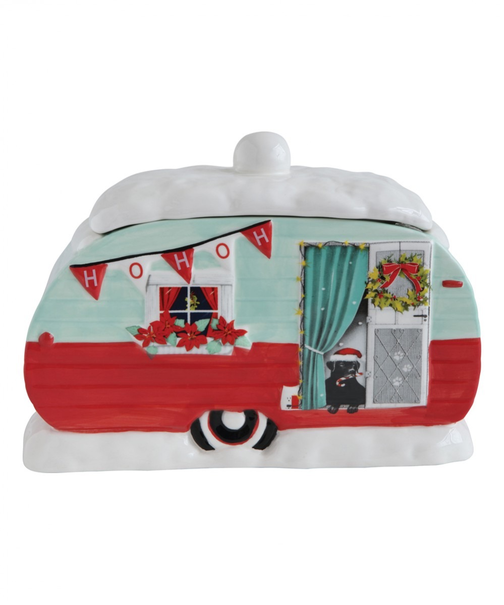 Ceramic Camper Cookie Jar