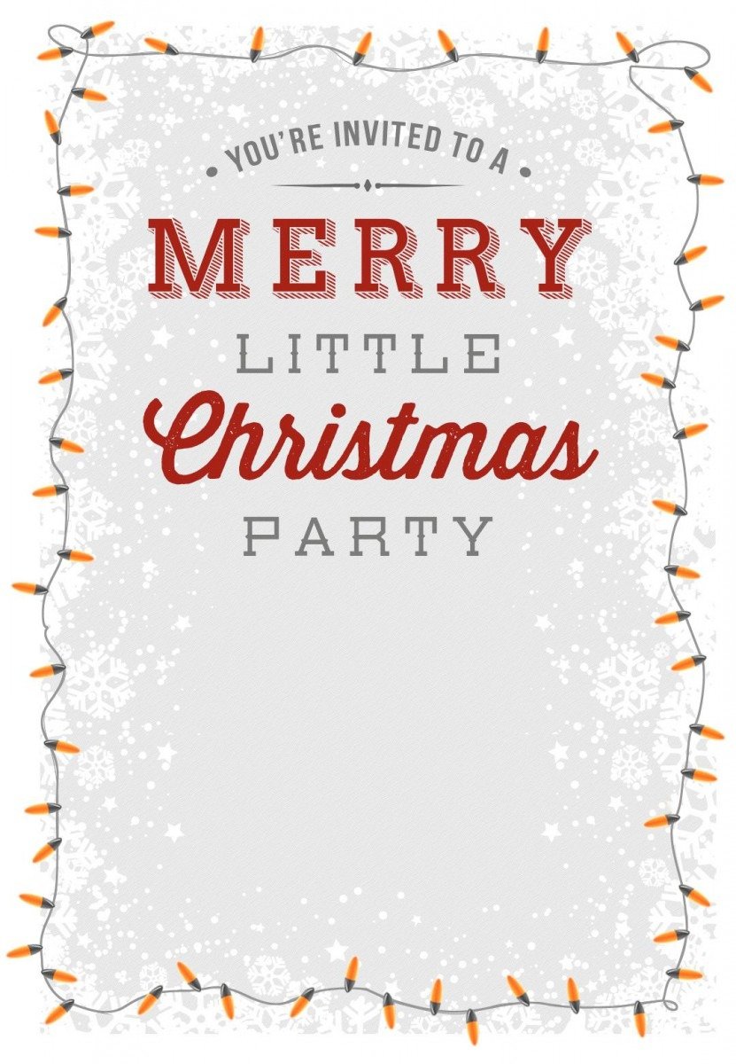 005 Doc Office Christmas Party Invitation Templates Free Holiday