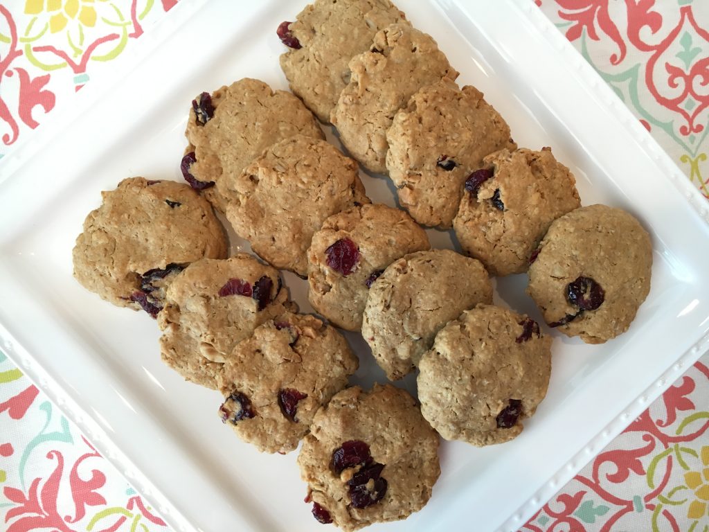Peanut Butter Oatmeal Cranberry Cookie