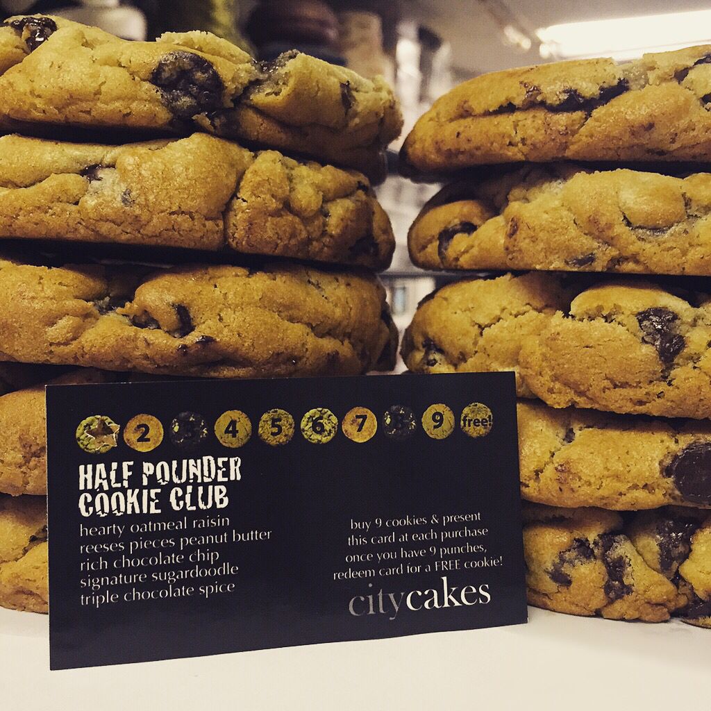 Half Pound Chocolate Chip Cookies From City Cakes In Nyc