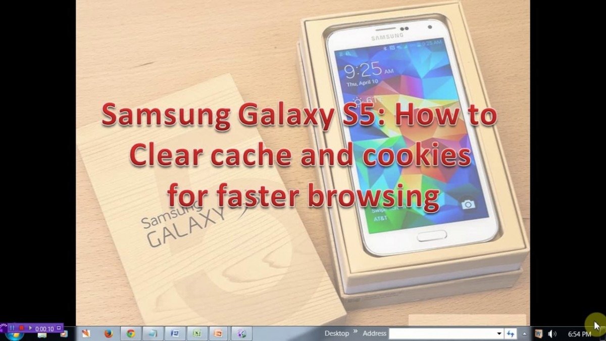 How To Clear Cache And Cookies In Samsung Galaxy S5 Phone For