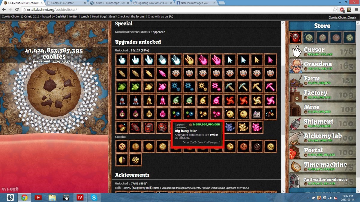 How Come My  Big Bang Bake  Only Cost 10t    Cookieclicker