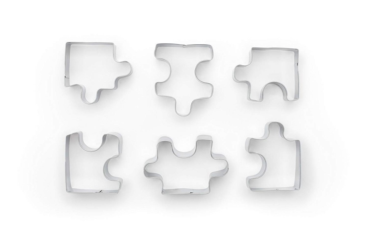 Amazon Com  Fox Run 36540 Puzzle Pieces Cookie Cutter Set