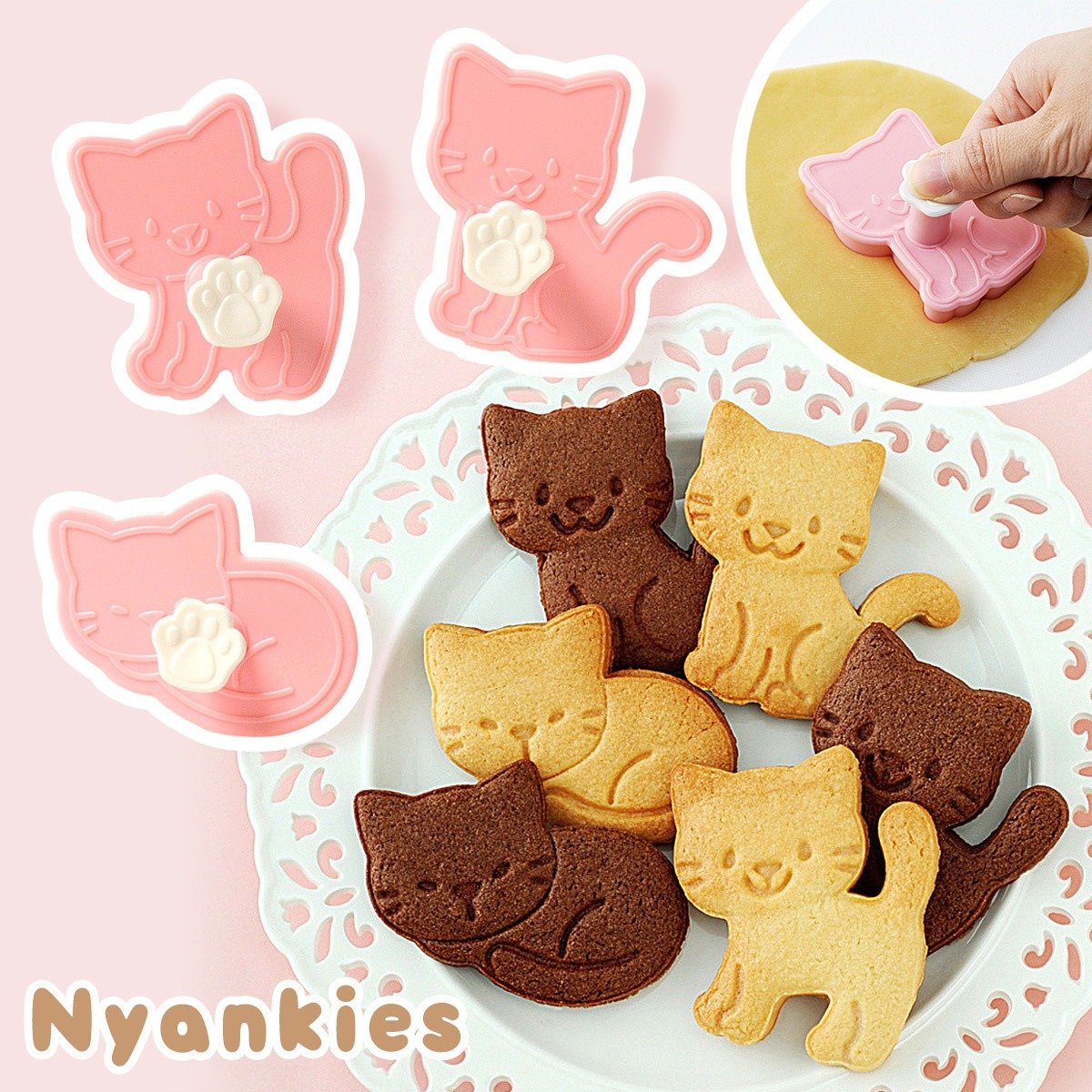 Nyankies Cat Cookie Cutters