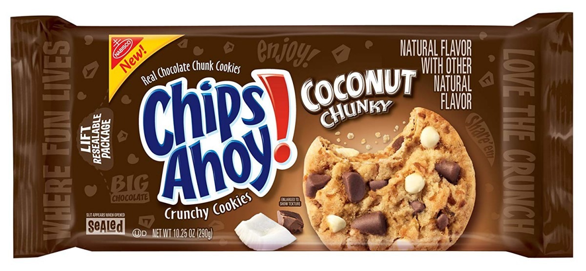 Amazon Com  Chips Ahoy! Coconut Chunky Cookies, 10 25 Ounce