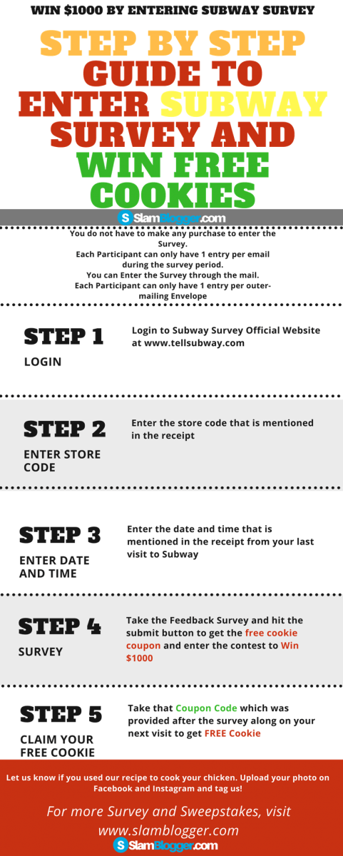 Www Tellsubway Com  Enter Tell Subway Customer Satisfaction