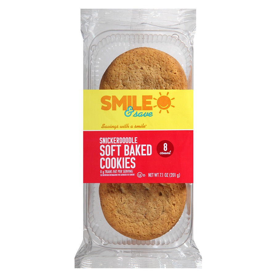 Smile & Save Soft Baked Cookies Snickerdoodle, Snickerdoodle