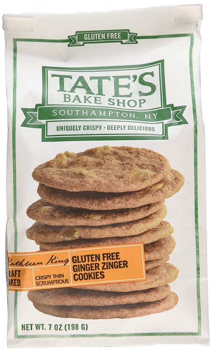 Amazon Com  Tate's Bake Shop Gluten Free Ginger Zinger Cookies