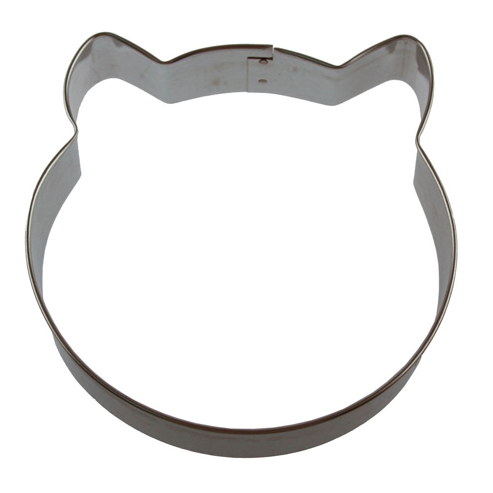 Round Cat Face Cookie Cutter ~ The Cookie Cutter Shop