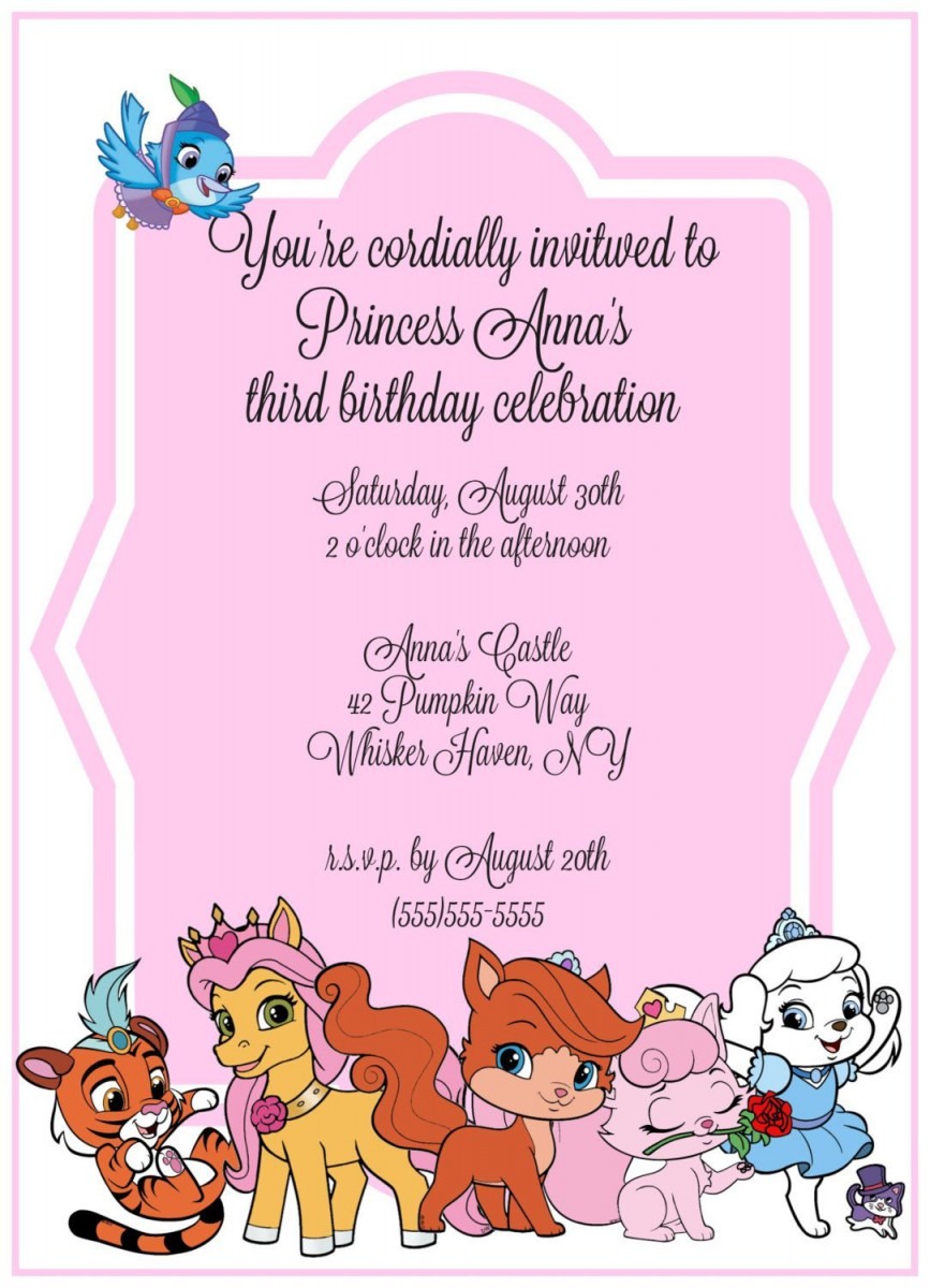 Whisker Haven Birthday Invitations