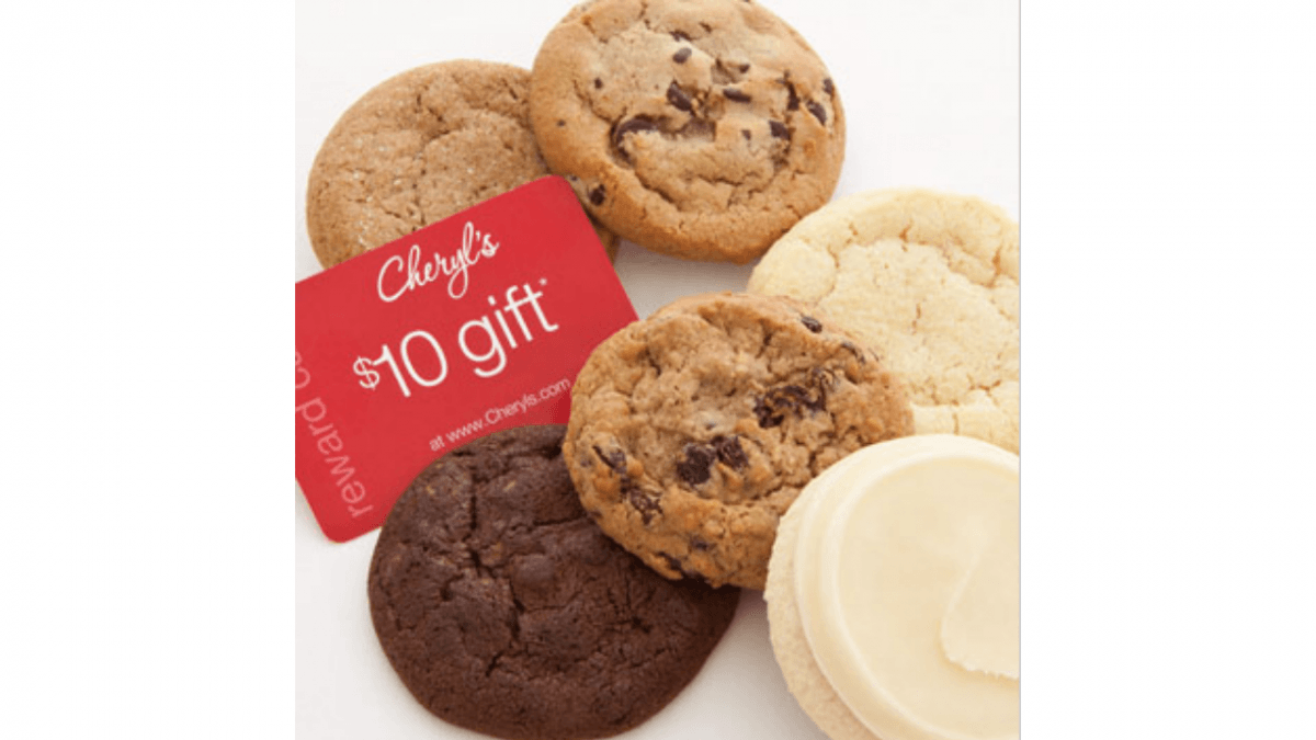 Cheryl's Cookie Sampler + $10 Reward Card, $9 99 Shipped