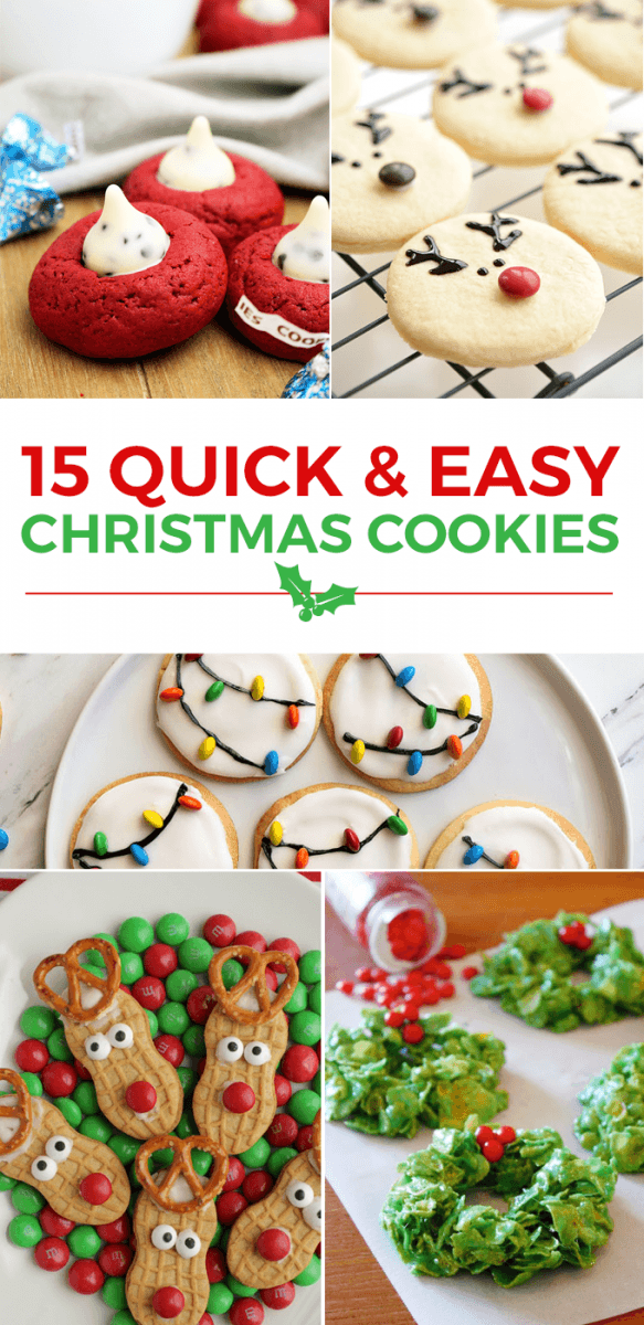 15 Quick And Easy Christmas Cookies