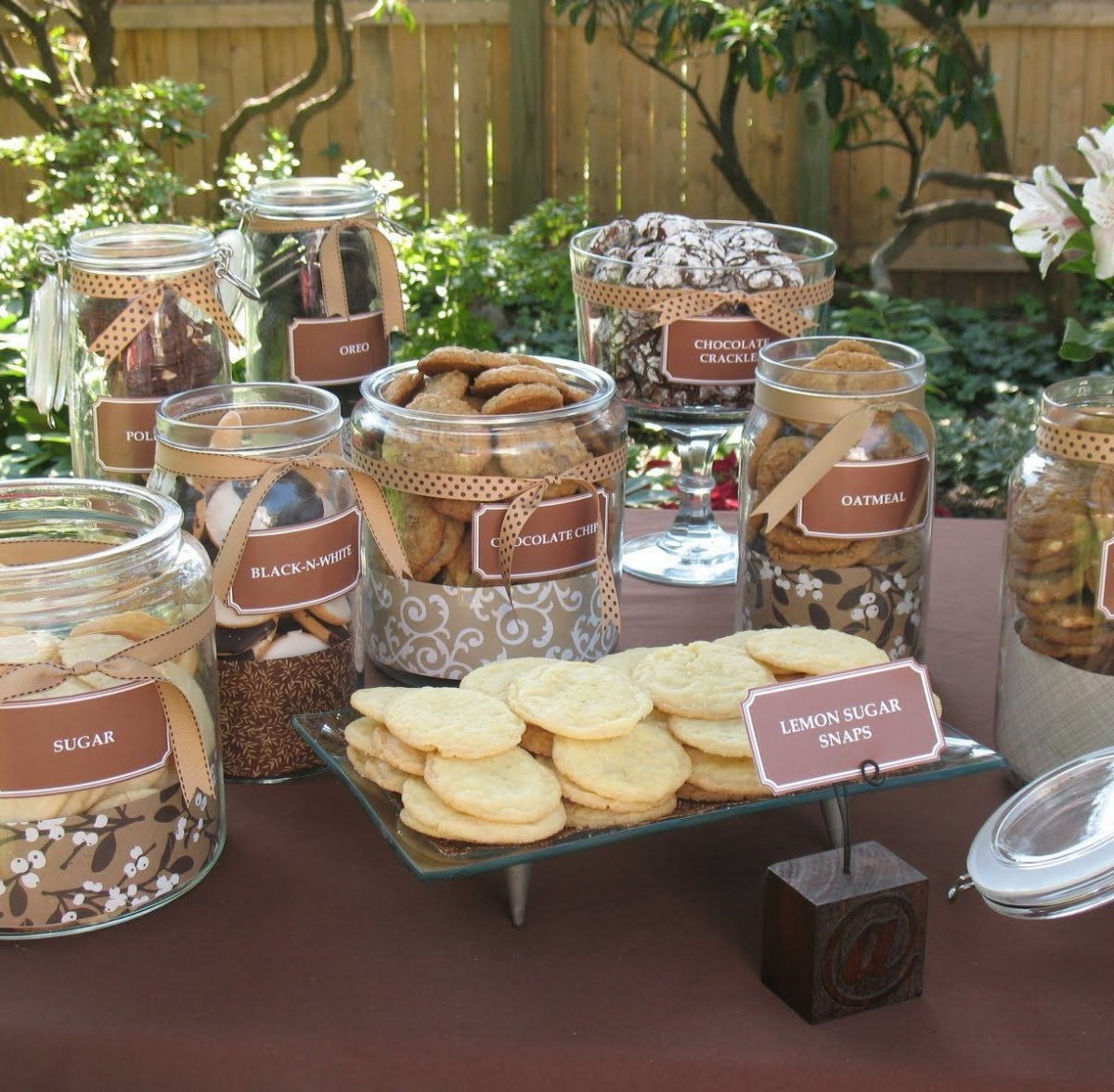 Cookie Bar Wedding Favor