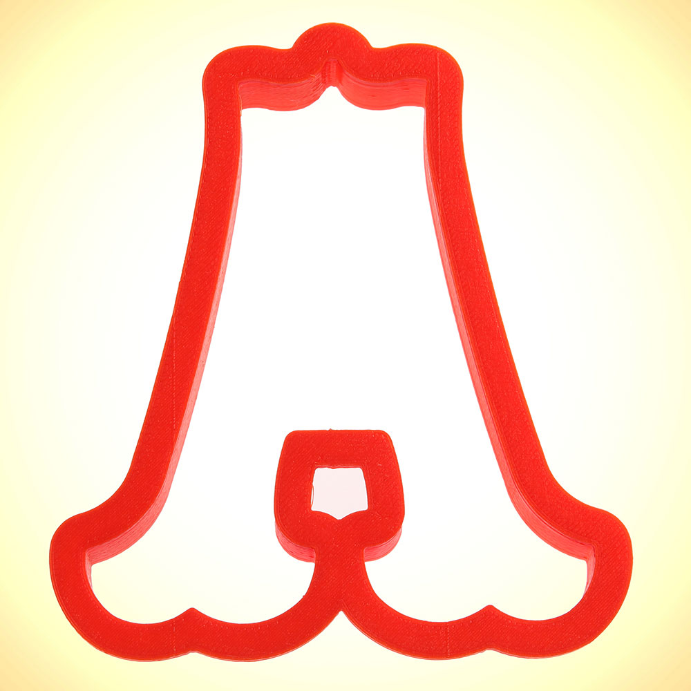 Curly Letter A Cookie Cutter
