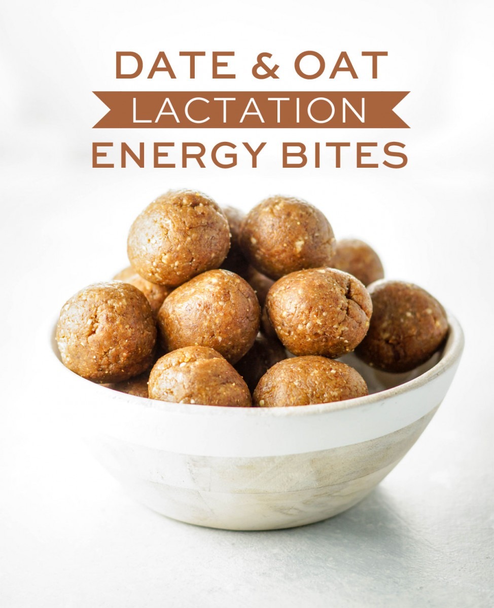 Date & Oat Lactation Energy Bites (vegan)