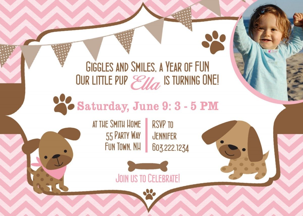 Dog Birthday Party Invitations Dog Birthday Party Invitations Also