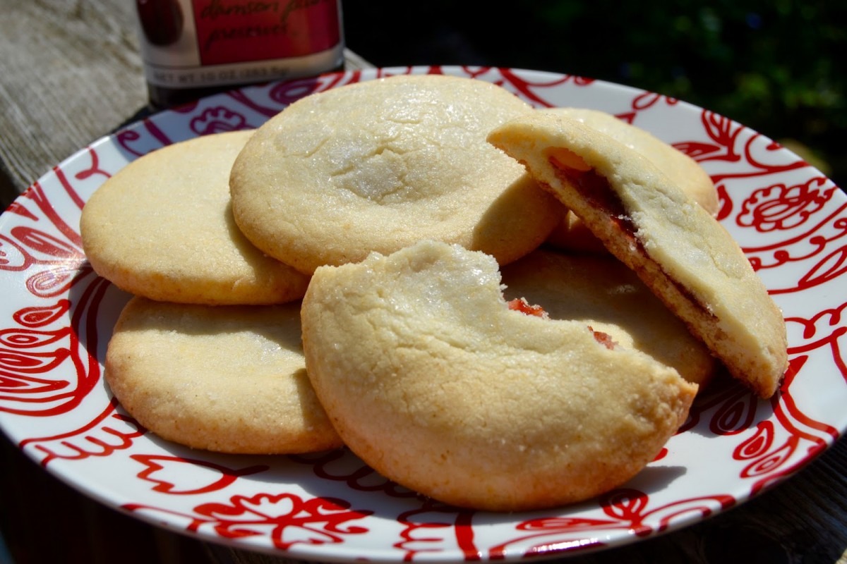 Tricia & Nana Cooking With Dorie  Jam Filled Sandwich Cookie