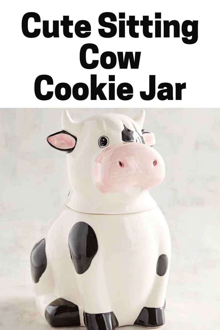How Cute Is This Cow Cookie Jar  He Would Be So Cute Holding My