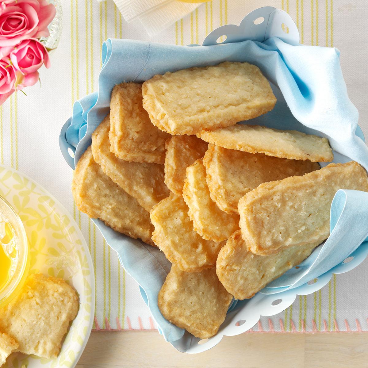 Slice & Bake Coconut Shortbread Cookies Recipe