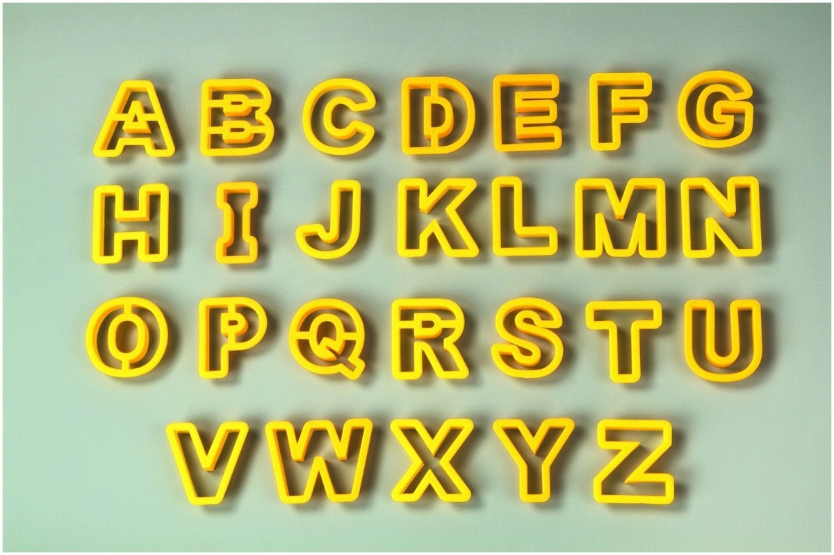 Nylon Alphabet Cookie Cutter Set With Box Ckc