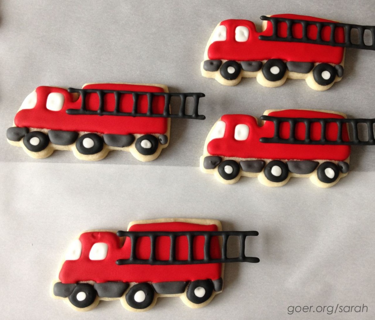 How I Decorated The Fire Trucks