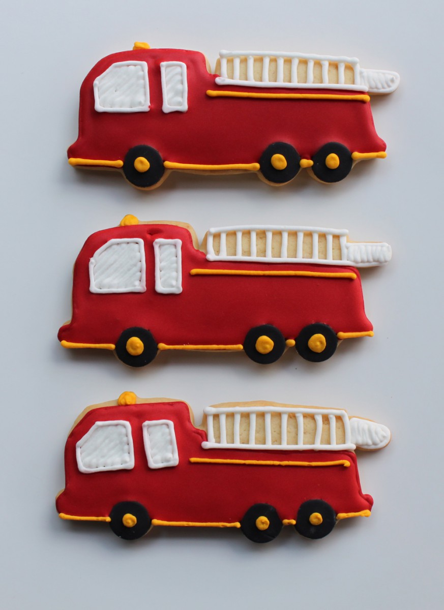 Fire Truck Cookies By Whipped Bakeshop In Philadelphia