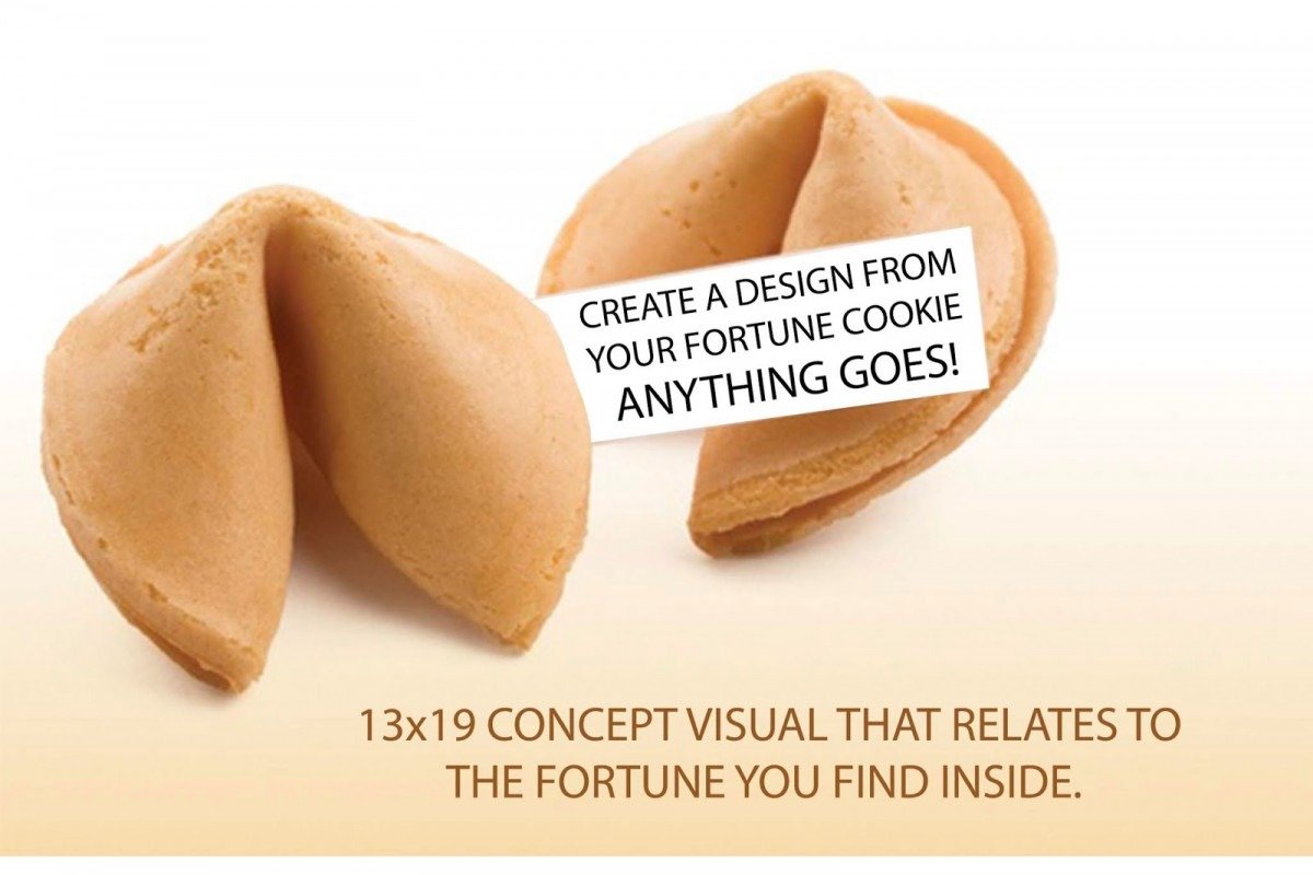 Graphic Design Ii  Design Fortune In A Cookie