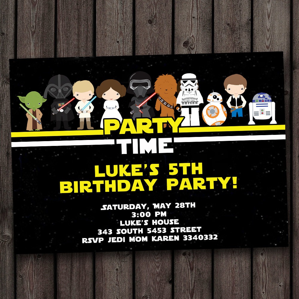 Il Fullxfull Dag Cool Star Wars Party Invites