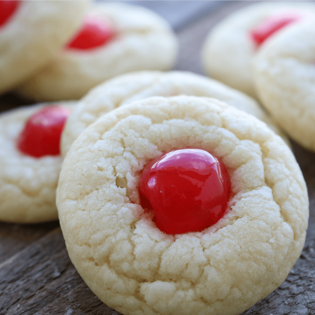Mom's Almond Cherry Cookies