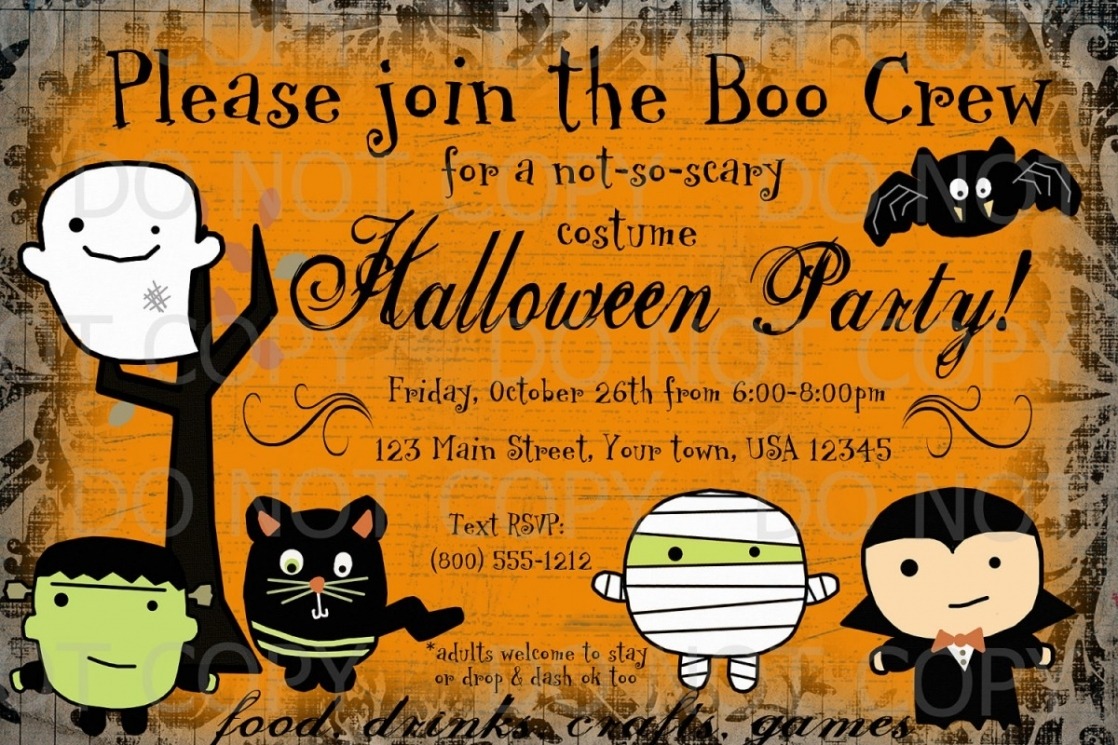 Invitation For Halloween Birthday Party Free Tips Halloween