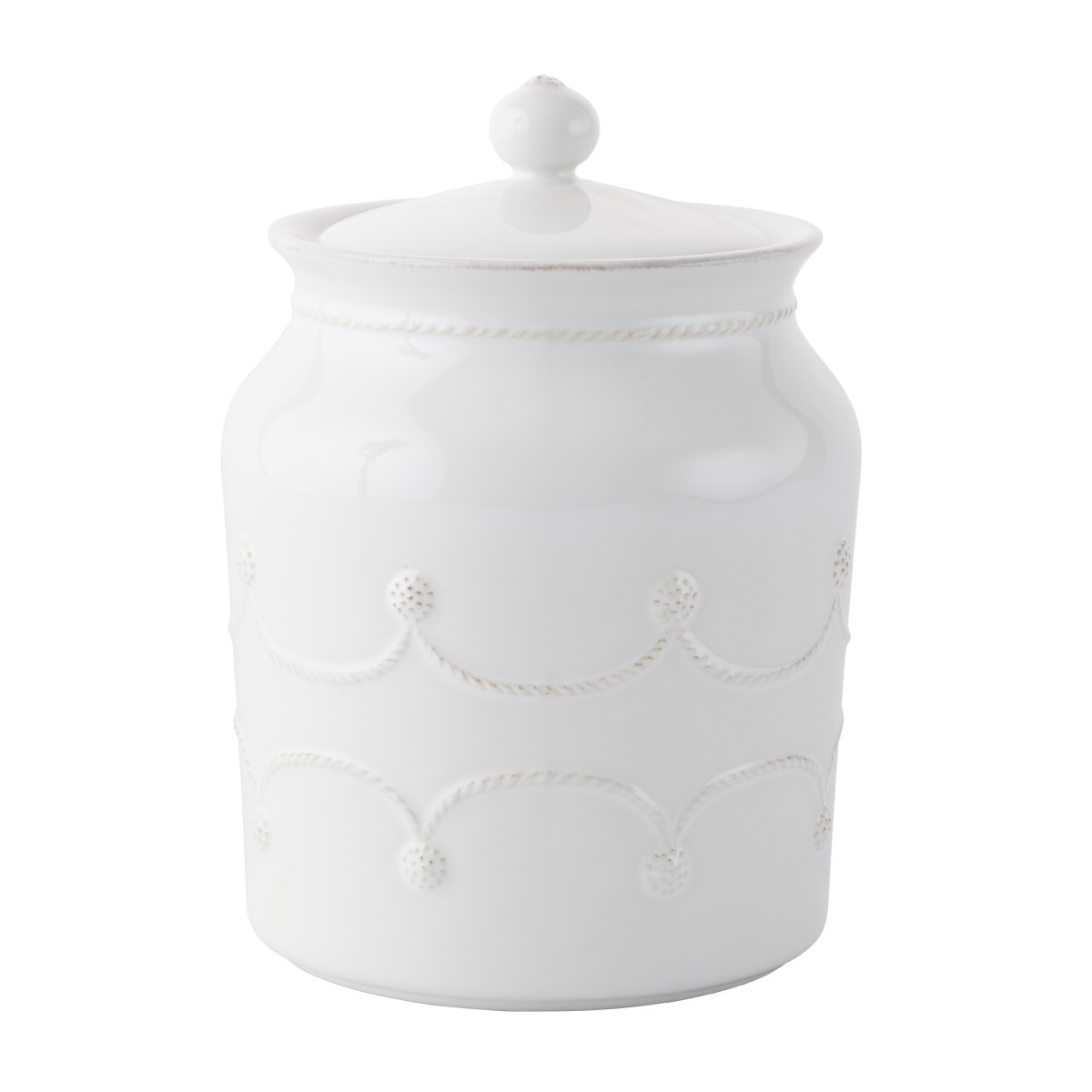 Berry & Thread Whitewash Cookie Jar