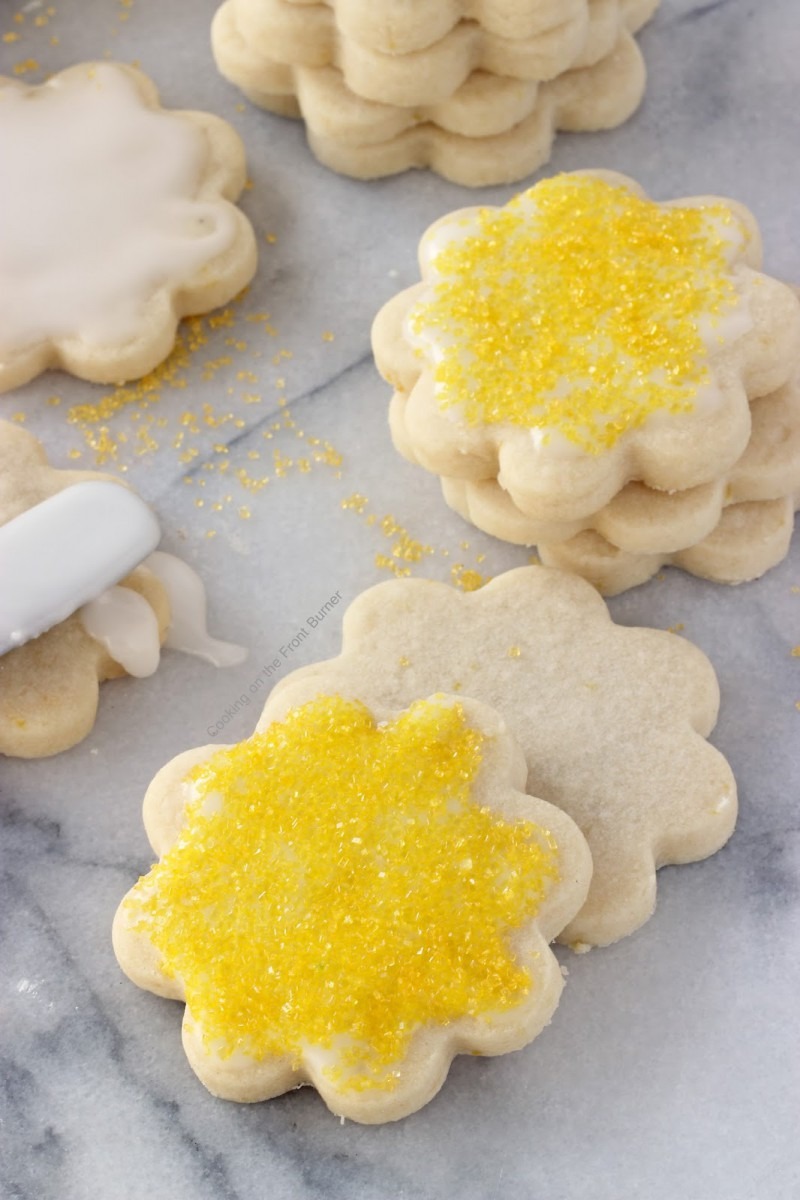 Lemon Shortbread Cookies