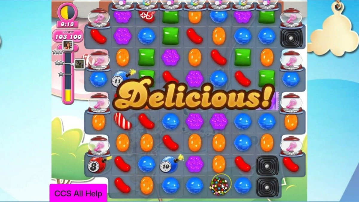 Candy Crush Saga Level 2295 No Boosters Cookie