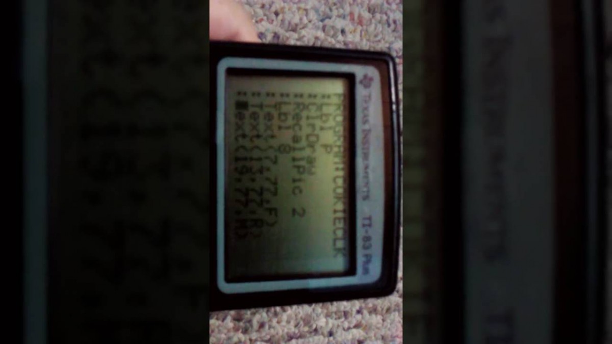 How To Program Cookie Clicker On Ti 83 Plus