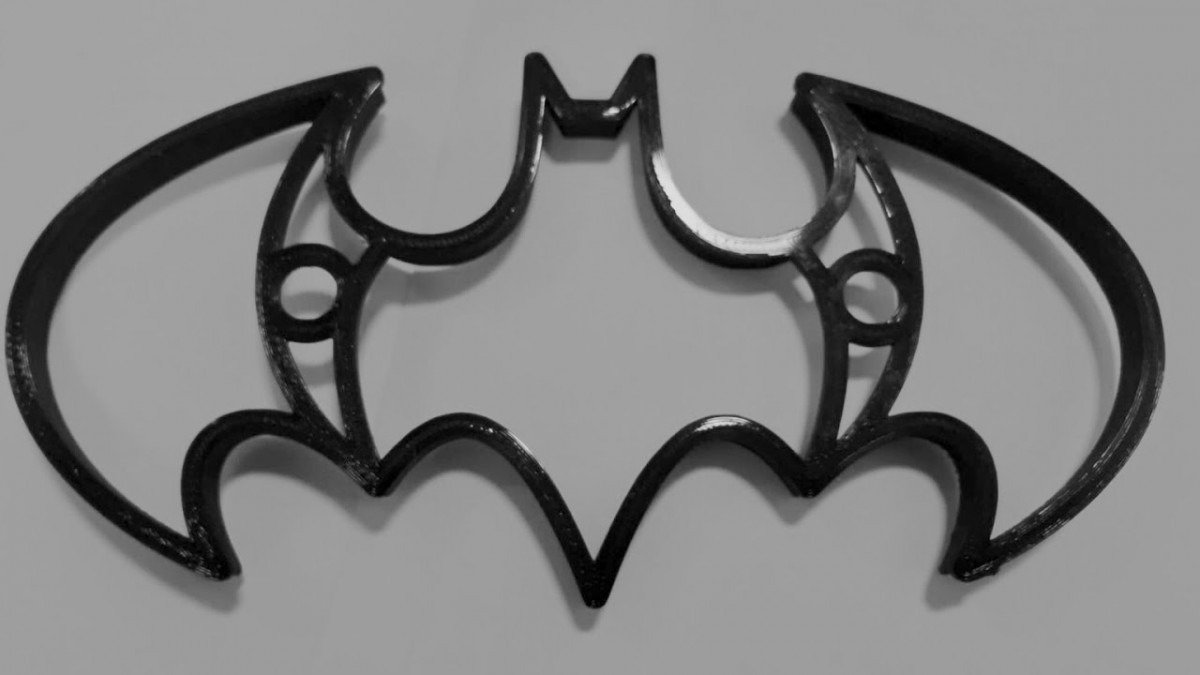 3d Printed Batman Cookie Cutter Timelapse