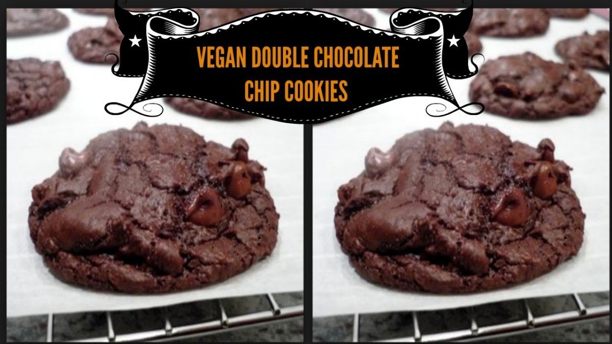 Vegan Double Chocolate Chip Cookie Recipe