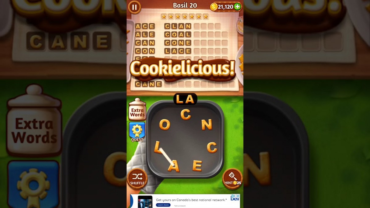 Word Cookies Basil 20