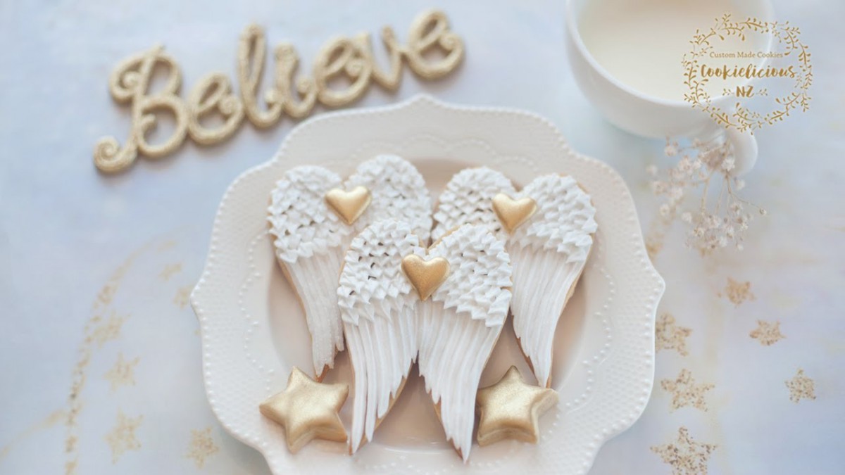 How To Make Angel Wings Cookies For Christmas