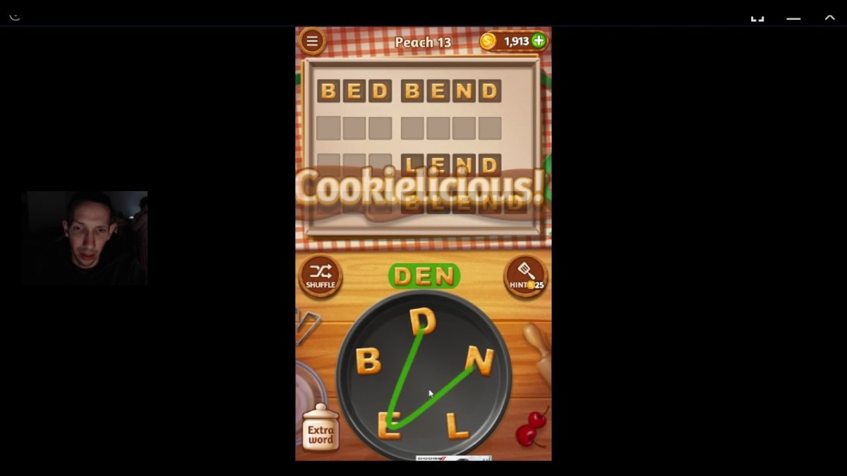 Word Cookies, Talented Chef, Peach (updated) Level 13 Solved