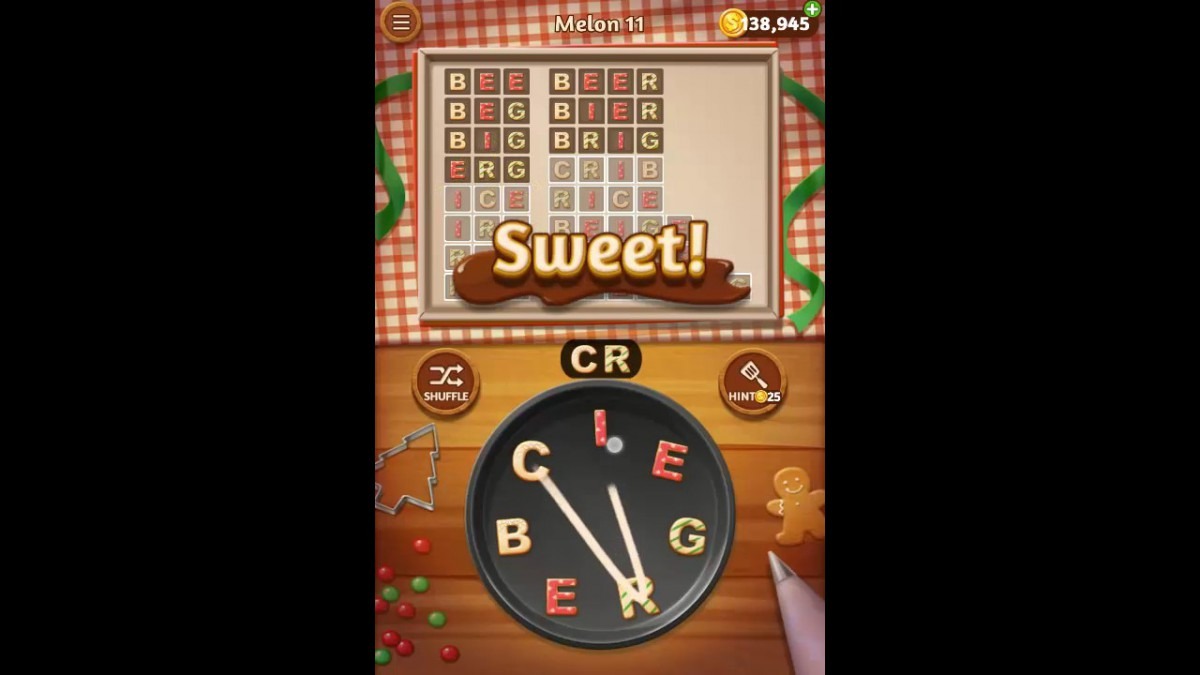Word Cookies Melon Pack Level 11 Answers