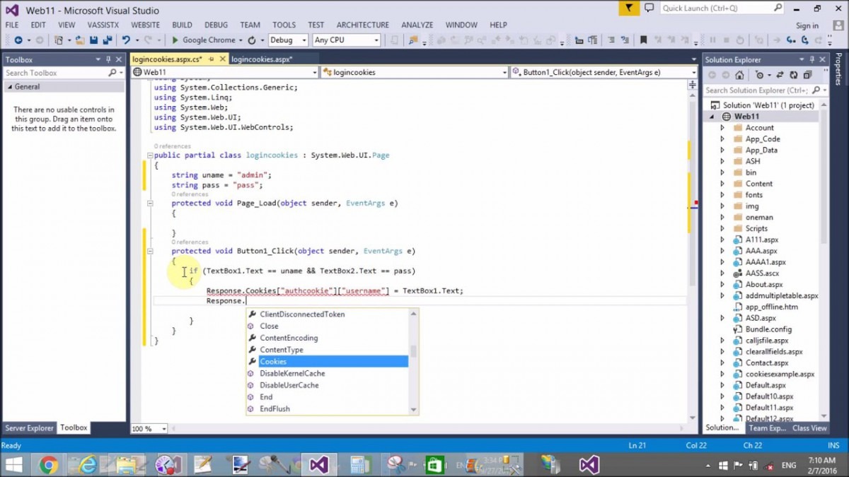 How Cookie Save Login Username And Password In Asp Net C