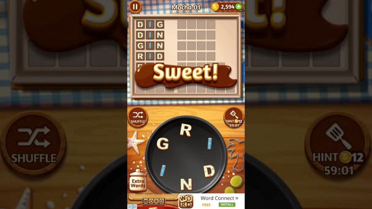 Word Cookies Mocha 1