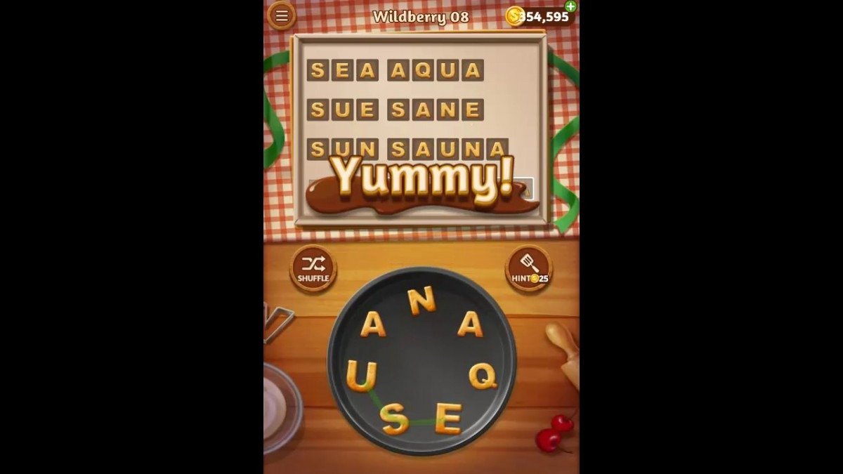 Word Cookies Wildberry Pack Level 8 Answers