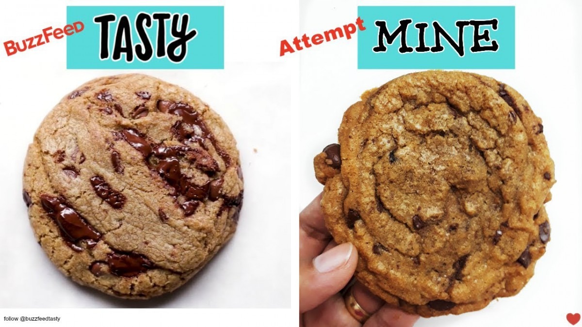 I Tried Buzzfeed Tasty's Perfect Chocolate Chip Cookie