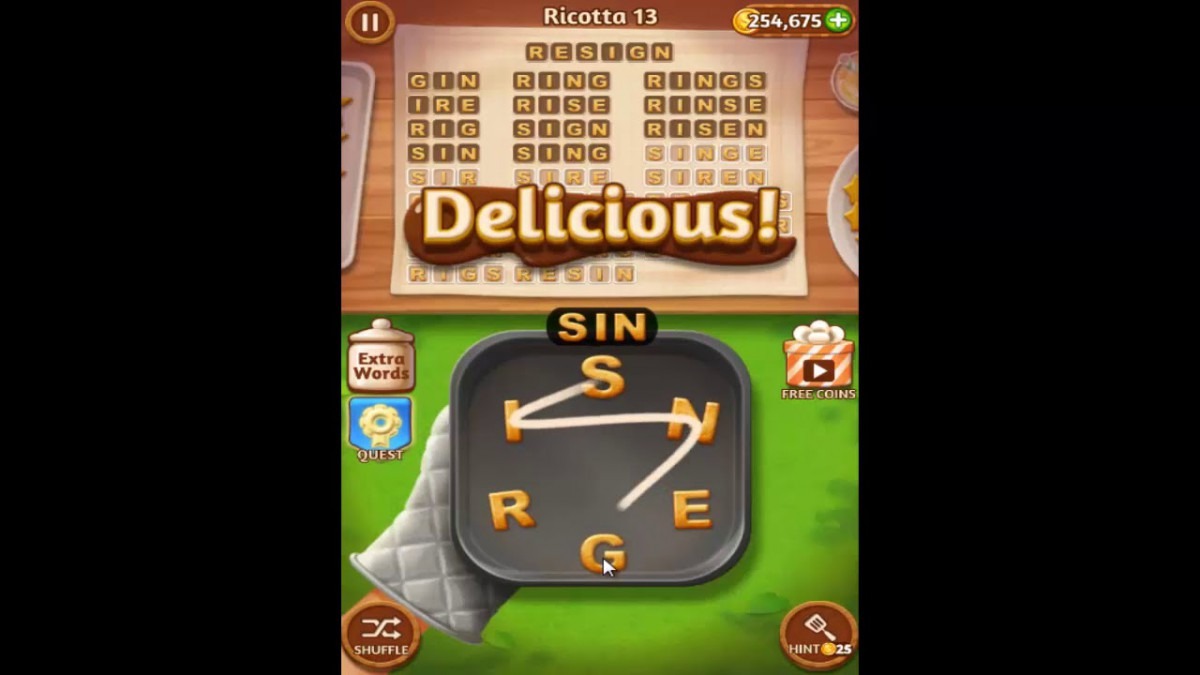Word Cookies Ricotta Level 13 Answers