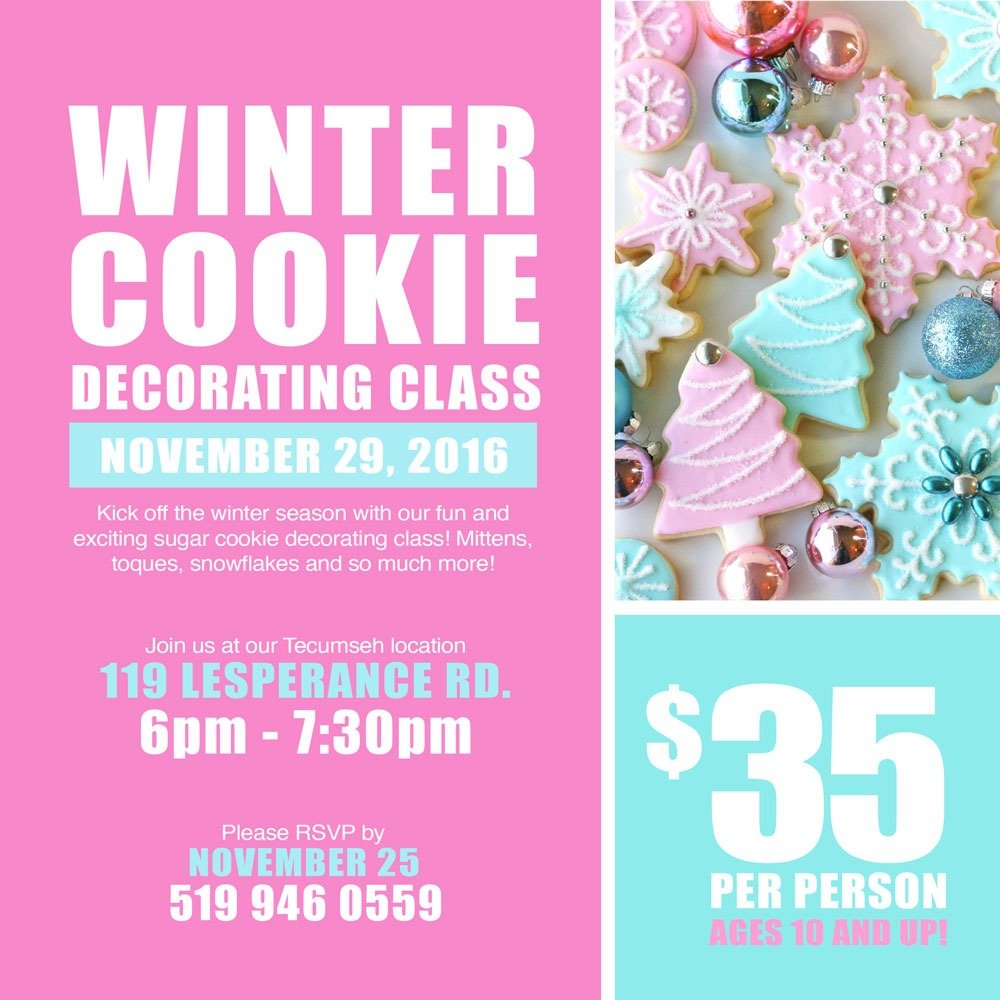 Winter Cookie Decorating Class