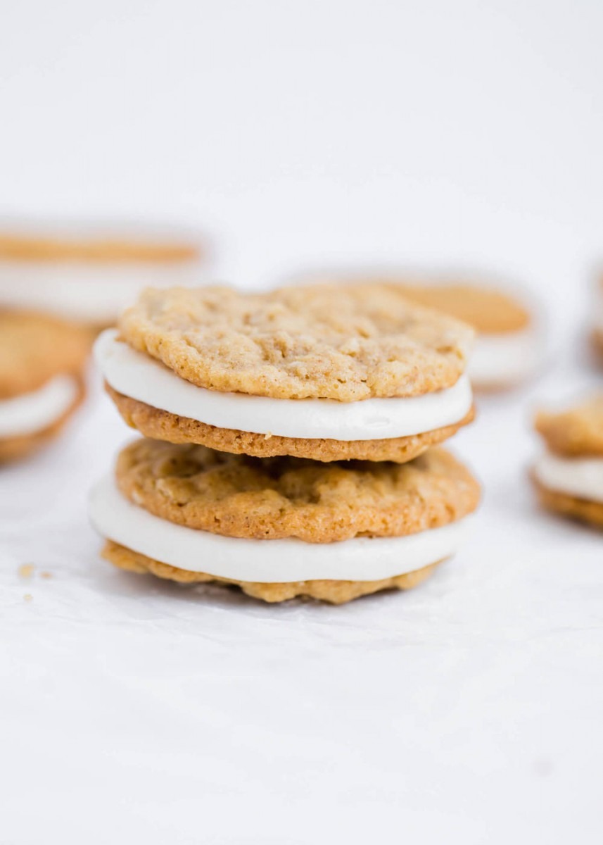 Oatmeal Cream Pie Cookies