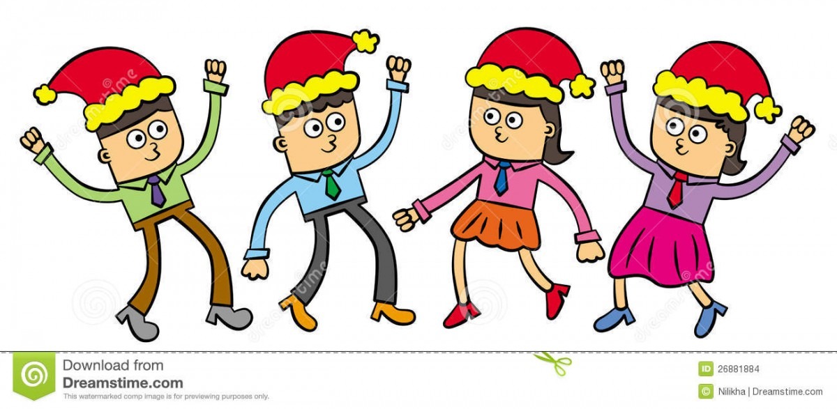 Office Christmas Party Stock Illustration  Illustration Of Worker
