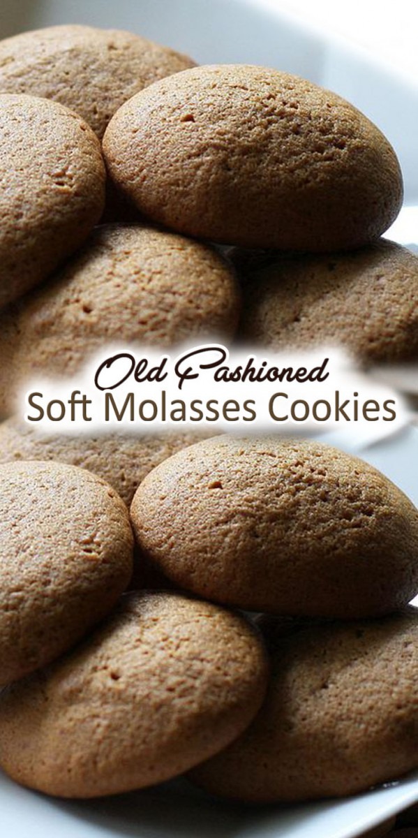 Old Fashioned Soft Molasses Cookies